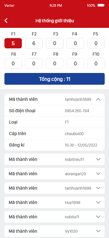 App tài chính